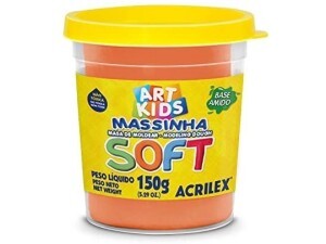 Massa de Modelar 150g Soft Laranja - Acrilex