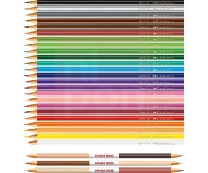 Lápis de Cor 24+3 Cores Caras e Cores - Faber-Castell