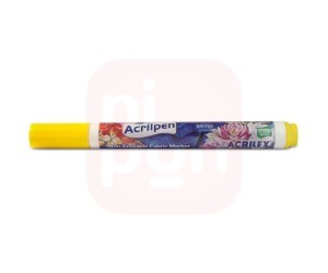 Caneta de Tecido Acrilpen Amarelo Ouro - Acrilex
