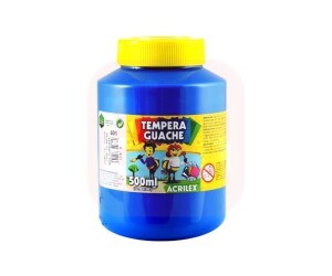 Tinta Guache 500ml Azul Turquesa - Acrilex