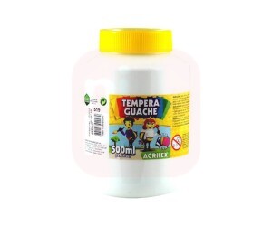 Tinta Guache 500ml Branco - Acrilex