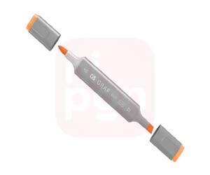 Brush Pen Graf Duo 122 Fluorescent Orange - Cis