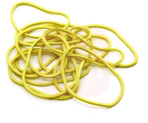 Elástico Amarelo Nº18 1200 Unds - Mercur