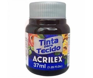 Tinta de Tecido 37ml Preto 520 - Acrilex