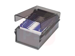 Fichário De Mesa 4x6 Fume - Acrimet