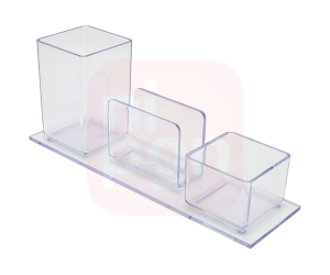 Porta Canetas, Clips e Lembrete - DelloColor