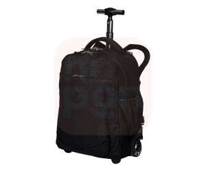 Mochila de Rodinhas Rolling Crinkle Preta - Sestini