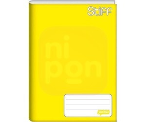 Caderno Brochura 1/4 Amarelo 48 Fls STIFF