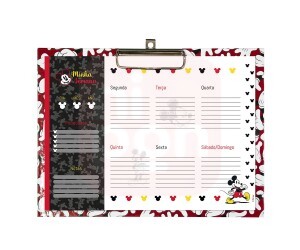 Prancheta com Planner Semanal Mickey - Dac