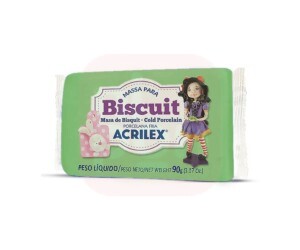 Massa de Biscuit 90g Verde Musgo - Acrilex