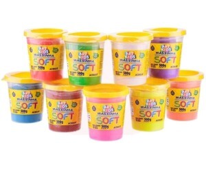 Massa de Modelar Soft 500g Acrilex - Cores