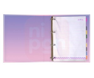 Fichário Universitário Milky + 48 Folhas - Dac