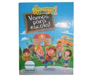 Caderno de Pauta Verde 40 Folhas 70g