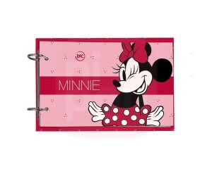 Porta Fichas Argolado Maior com 80 Fichas Minnie – 3782