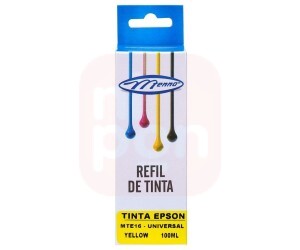 Refil de Tinta Yellow Epson Compatível Universal 100ml MTE-16 - Menno