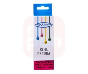 Refil de Tinta Magenta Epson Compatível Universal 100ml MTE-15 - Menno
