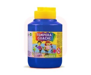 Tinta Guache 250ml Azul Turquesa - Acrilex