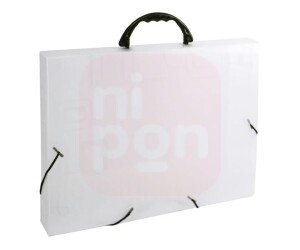 Pasta Maleta Oficio DELLOFINE - Cristal