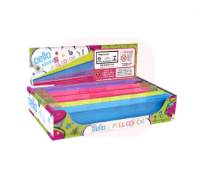 Régua de 30 cm Fullcolor Dello Cores sortidas