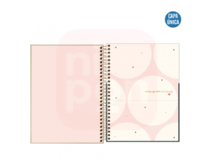 Planner Espiral 17,7 x 24 cm West Village Metalizado 2024 - Prata