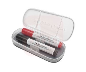 Apagador Faber Castell Para Quadro Branco Com Deposito 2 Pinceis