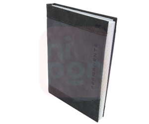 Agenda Diária Executiva Costurada Permanente Black Lead Dac