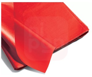 Papel Seda Liso Vermelho