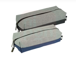 Estojo Duplo 2 Lados Cinza e Azul – 4472AZ