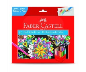 Lápis de Cor 60 Cores +6 Cores Metálicas +3 Neon - Faber-Castell