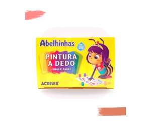 Pintura a Dedo C/6 - 30ml Acrilex