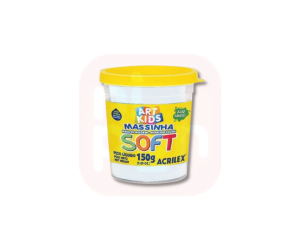 Massa de modelar 150g Soft Branca