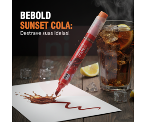 Marca-texto Be Bold Food Edition - Cola