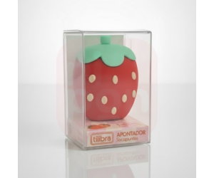 Apontador 1 Furo Be Berry Morango - Tilibra 