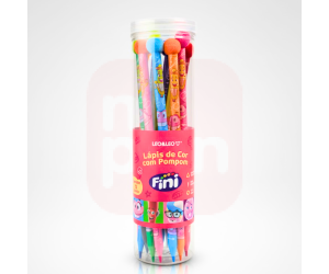 Lápis de Cor Fini 12 Cores Triangular - Leonora