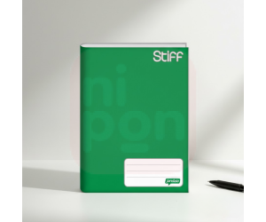 Caderno Brochura 1/4 Capa Dura 96 folhas Verde Stiff – Jandaia