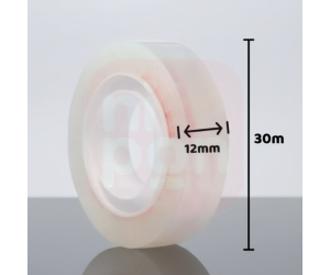 Fita Adesiva 12 X 30 UND - Adelbras