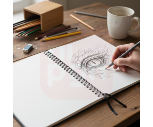 Caderneta Espiral Sketchbook Daler Rowney Simply 100g A5 54fls - Canson