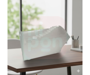 Pasta Sanfonada A4 12 Divisórias Dellofine Cristal