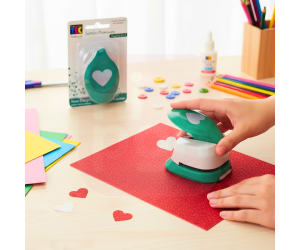 Perfurador de Papel 50mm Formato Coração – Artesanato