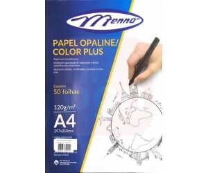 Papel Opaline Branco A4 120g 50Fls