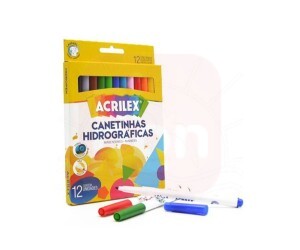 Canetinha 12 Cores - Acrilex